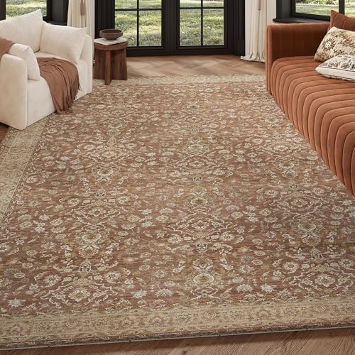 4x6 Reddish Brown Washable Area Rug - Image 6