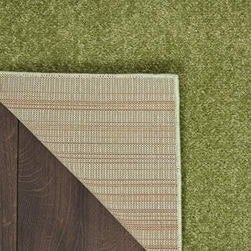 Nourison Home Nourison Essentials Green 7' x Square Area Rug - Image 5