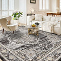 8x10 Rug Washable Area Rugs: Large Soft Living Room Rug by YOUFORTONG