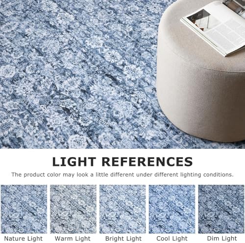 SIILOOM 2x5 Washable Runner Rug, Non Slip Soft Area Rug - Image 5