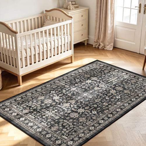 Grey Area Rug 3x5 for Kitchen - Image 4