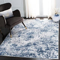 SAFAVIEH Amelia Area Rug 4'x6', Modern Navy & Grey ALA705N by Unknown