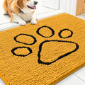 Smiry Dog Door Mat for Muddy Paws, Absorbent Non Slip Dirt Trapper by Smiry