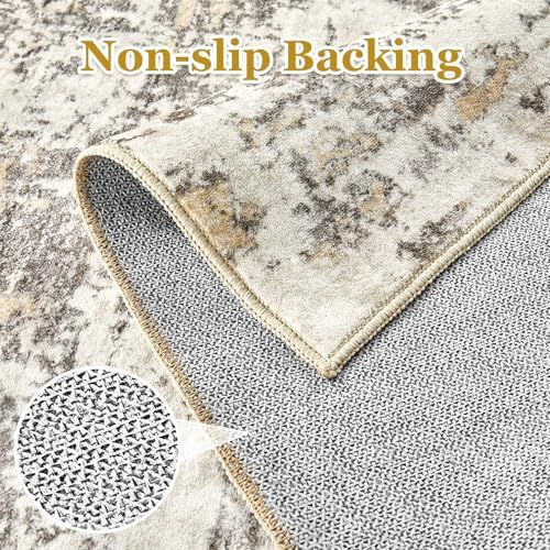 4ft Round Rug, Circle Area Rugs - Image 6