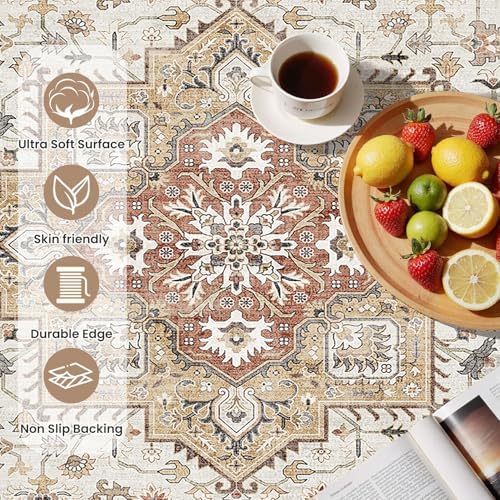cotiled 3x5 Area Rug for Living Room, Traditional - Image 6