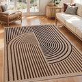 Tangsoo Easy Jute Area Rugs 4x6 Washable Non-Slip Rug by Tangsoo