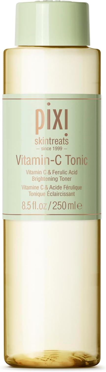 Pixi Vitamin-C Tonic,Brightening & Soothing Facial Toner, Boost Skin Luminosity, Infused with Vitamin-C & Ferulic Acid, Alcohol Free Daily Toner (250ml / 8,5 fl oz)