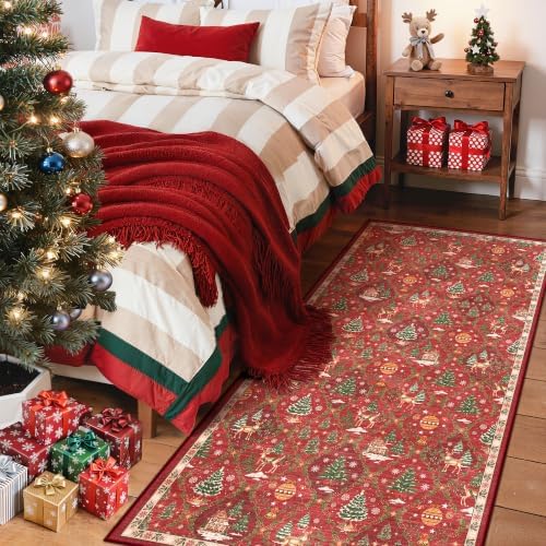 Madane Christmas Washable Kitchen Runner Rug 3x6 - Image 4