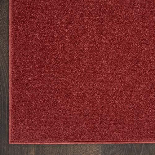 Nourison Home Nourison Essentials Brick Red 4' x 6' Area Rug - Image 6
