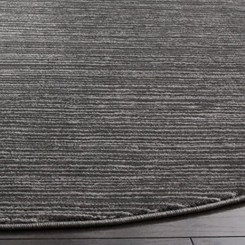 SAFAVIEH Vision Round Rug 9', Modern Tonal Grey VSN606D - Image 4