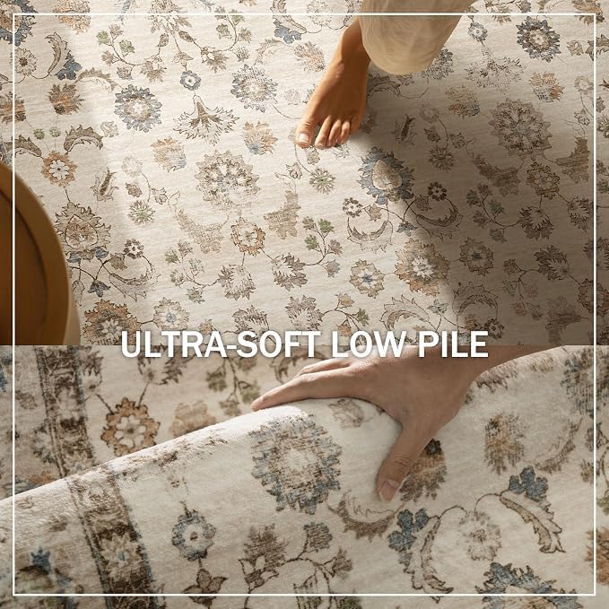 Washable Runners for Hallways Kitchen Rug: 2'x10' Kitchen Runner Stain - Image 5