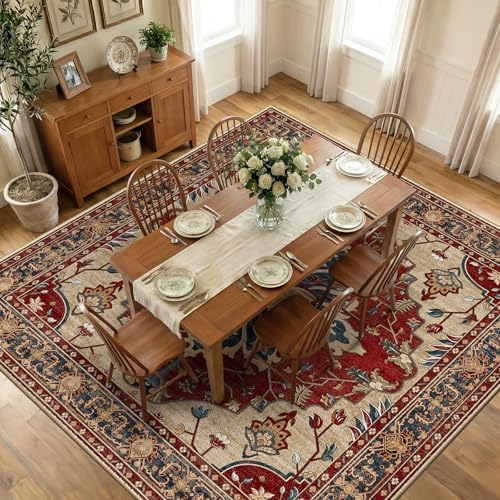 RELEANY Washable Area Rug, Square 10'x10' by RELEANY