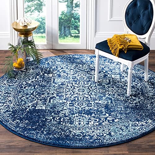SAFAVIEH Evoke Round Rug 8' by Unknown