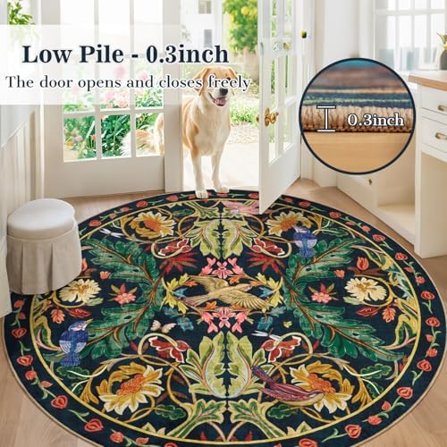 nesrt Jungle Round Area Rugs 8ft - Image 3