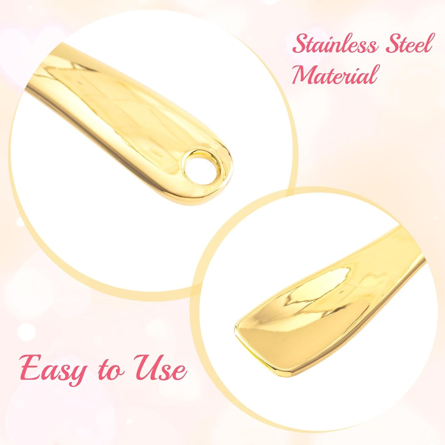 3 Pcs Facial Spatula Sticks Mini Metal Makeup Spatulas Tiny Skincare Cosmetic Spoons Reusable Face Eye Cream Lotion Applicator Tools Facial Massage Sticks for Women Girls