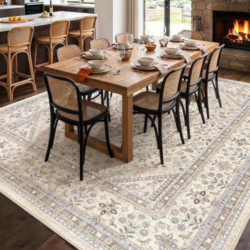 Puino 11x11 Square Washable Area Rug - Image 4