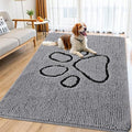 Smiry Dog Door Mat for Muddy Paws, Absorbent Non Slip Dirt Trapper by Smiry