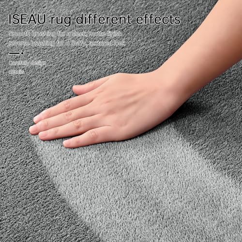 ISEAU 2x8 Soft Runner Rug for Hallway, Washable and Non-Slip - Image 3