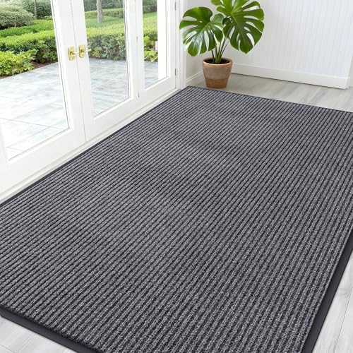 OLANLY Front Door Mat 59x40, Waterproof Heavy-Duty Indoor Outdoor Doormat by OLANLY