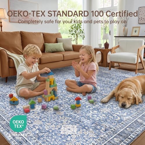 Sasttie 6x9 Area Rugs, Ultra-Soft Washable Rug - Image 5