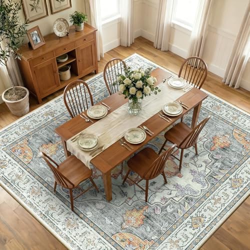 RELEANY Washable Area Rug, Square 10'x10' by RELEANY