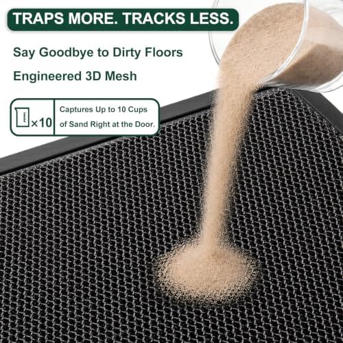 Mibao Meshy Mat Door Mat Heavy-Duty Quick-Dry Floor Mat, Sand & Dirt Trapper - Image 2