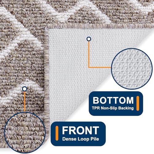 OLANLY Front Door Mat 59x35, Low-Profile Easy Clean Doormat - Image 4