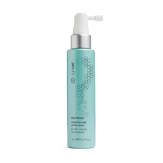 Nu Skin ageLOC Nutriol Scalp & Hair Serum | Nourishing Formula for Fuller, Thicker, and Healthier Hair | Antioxidant | Non-Greasy Serum | Scalp Care, Daily Hair Serum | 75ml