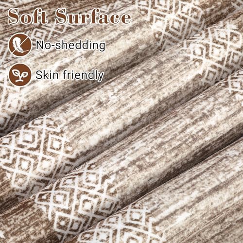 GarveeHome 2.5x8 Modern Washable Runner Rug Non Slip Washable Floor Carpet - Image 4