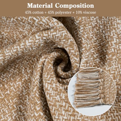 Collive Boho Bathroom Rug, Hand-Woven Cotton Layering Rug - Image 4