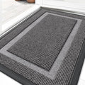 OLANLY Front Door Mat Outside 33x21, All-Season Heavy-Duty Rubber Doormat by OLANLY