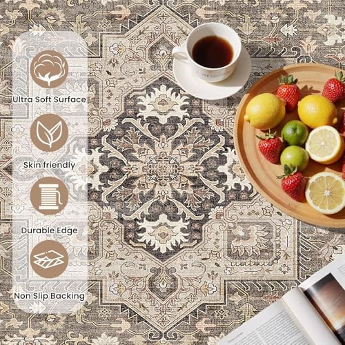 cotiled 3x5 Area Rug for Living Room, Traditional - Image 6