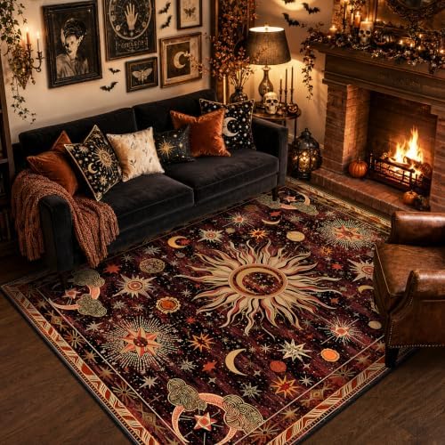 Vacuum-Friendly, 5x7 Washable Area Rug by meejou
