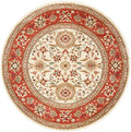 SAFAVIEH Lyndhurst Round Rug 3'3", Ivory & Rust LNH212R by Unknown