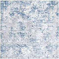 SAFAVIEH Amelia Square Rug 8', Modern Grey & Blue ALA705F by Unknown
