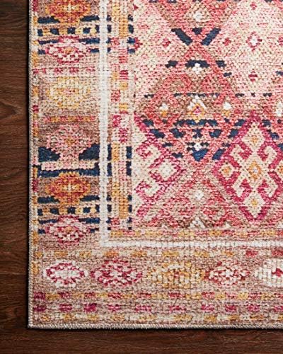 Loloi Layla Magenta/Multi 7'-6" x 9'-6" Area Rug - Image 7