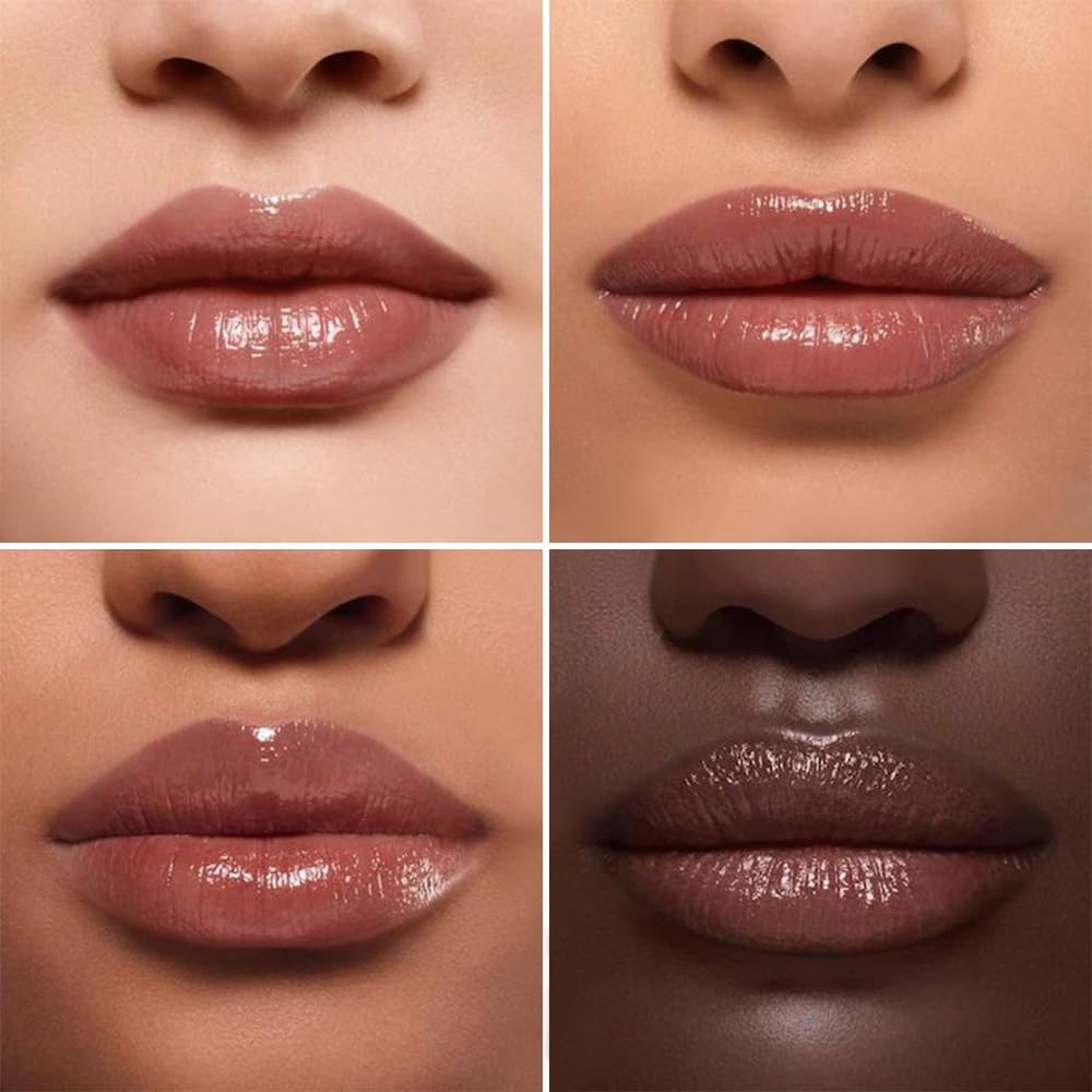 2PCS Honey Tinted Lips Balm Lipstick – Sheer Hydrating Lip Balm for Women All Skin Tones – Moisturizing Nourishing Lip Balm with Natural Black Cherry Tint – Bálsamo Labial Hidratante con Color