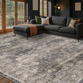 Farmhouse Charcoal Stone 6x9 Rug by Unknown