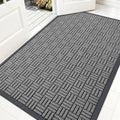 OLANLY Front Door Mat Outside Entrance 59x34, Heavy-Duty Rubber Doormat by OLANLY