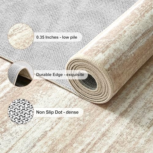 Chicrug 2x6 Beige Washable Runner Rug - Image 6