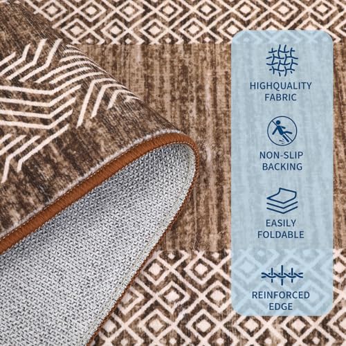 GarveeHome Small Bedroom Area Rug 3x5 Bordered Rug - Image 4