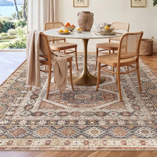 Ksrau 6x8 Area Rug Washable: Non Slip Rugs - Image 7