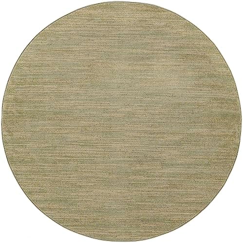 Nourison Home Nourison Essentials Green Gold 4' x Round Area Rug - Image 5