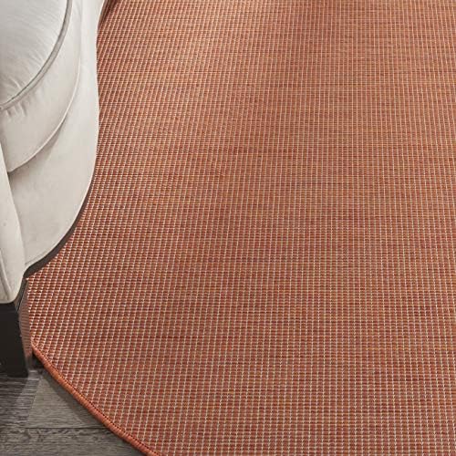 Nourison Home Positano Terracotta 8' x Round Area Rug - Image 4
