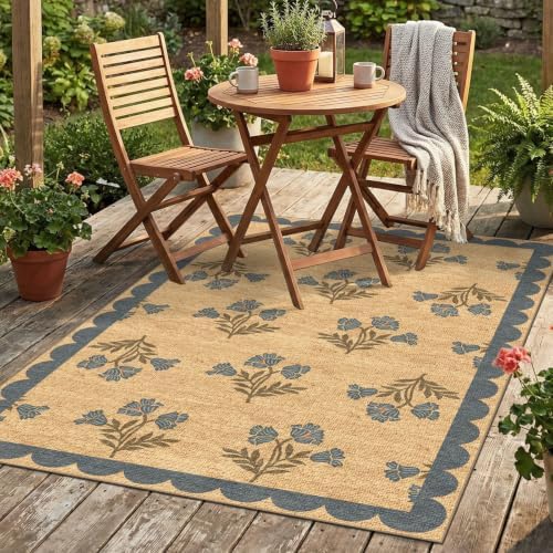 4x6 Covered Outdoor Patio Rug by Othilic