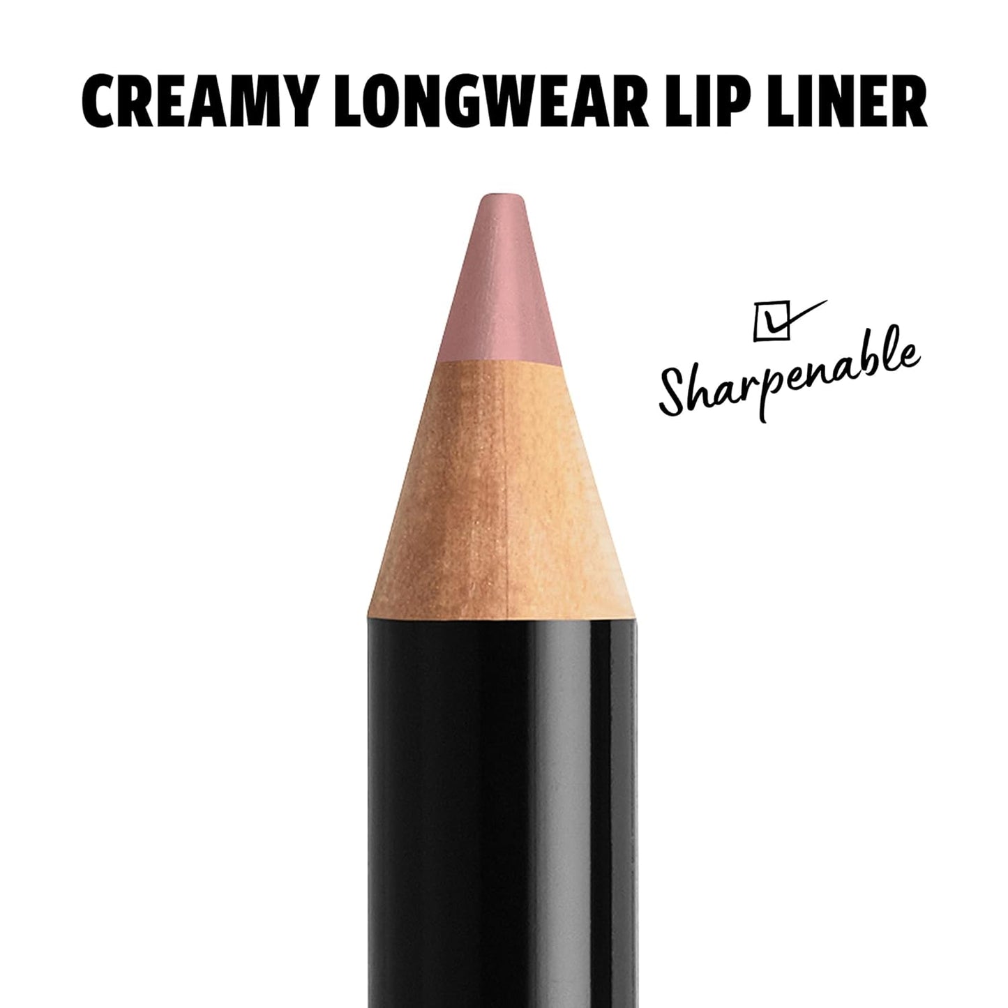 NYX PROFESSIONAL MAKEUP Slim Lip Pencil, Long-Lasting Creamy Lip Liner - Pale Pink