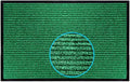 LuxUrux Striped Green Door Mat by LuxUrux