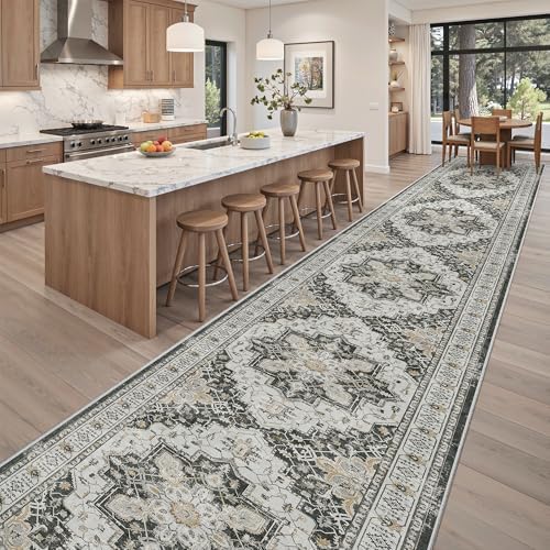 Madane Hallway Runner Rug 3x18 Washable Kitchen Runners 18ft by Madane