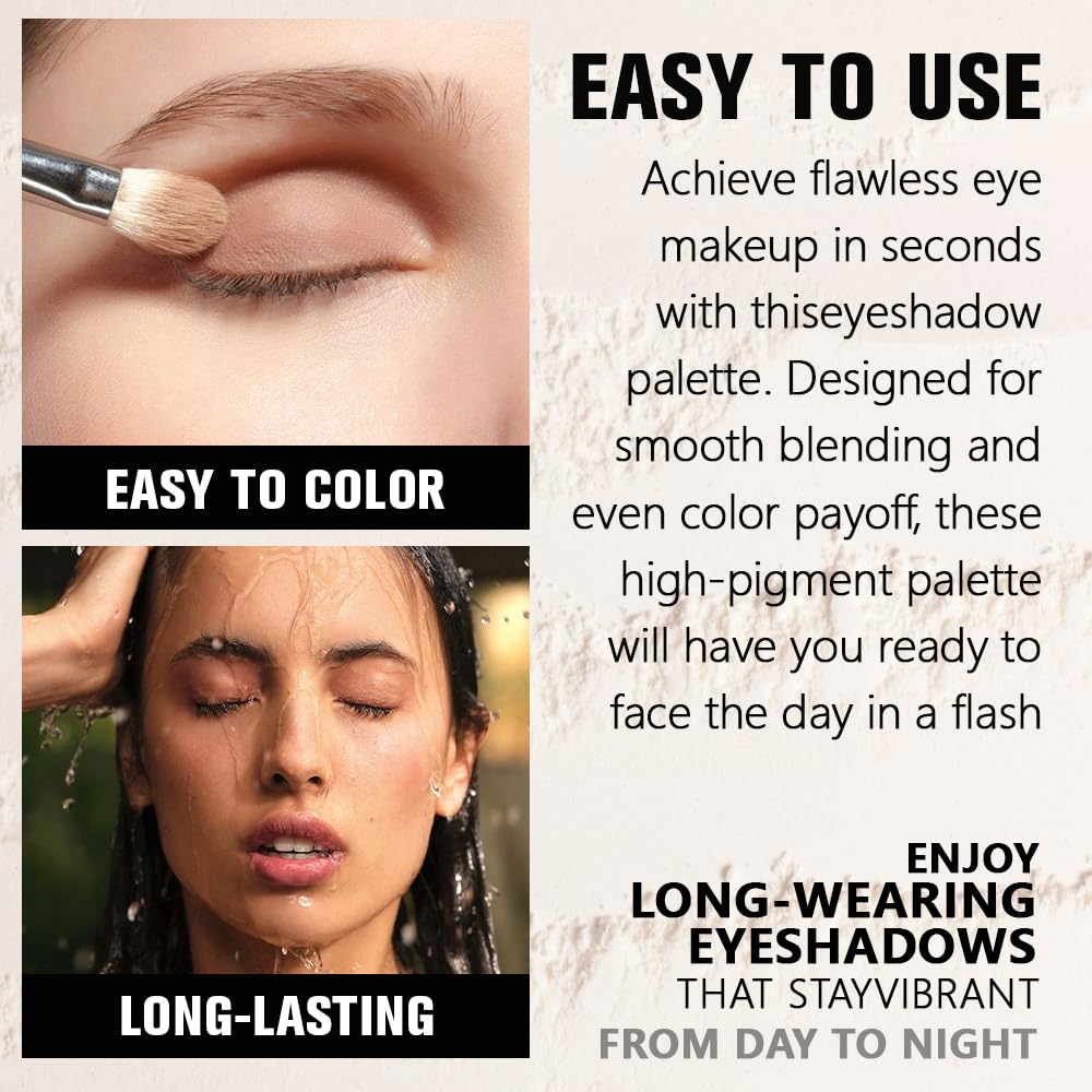 Dark Blue Single Matte Eyeshadow Makeup, Neutral Powde Eye Shadow for Women, Dark Blue Matte Singles Eyeshadow Palette Pigmented Waterproof, sombras para ojos, Girls Monochrome Eyeshadows Gift
