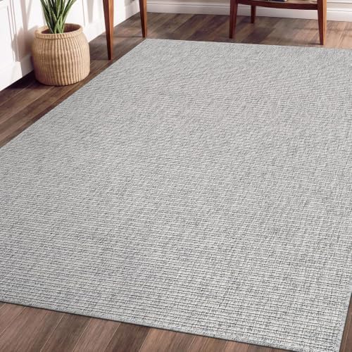 Beverly Rug Easy Jute Large Rug 9x12 Solid Washable Durable Outdoor Indoor Area - Image 4
